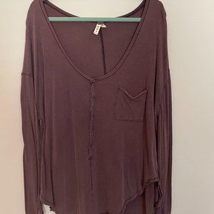 NWOT Free People Long Sleeve Top